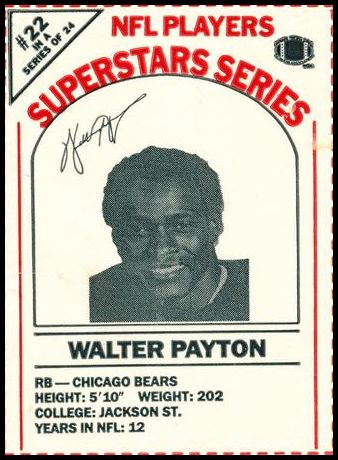 22 Walter Payton